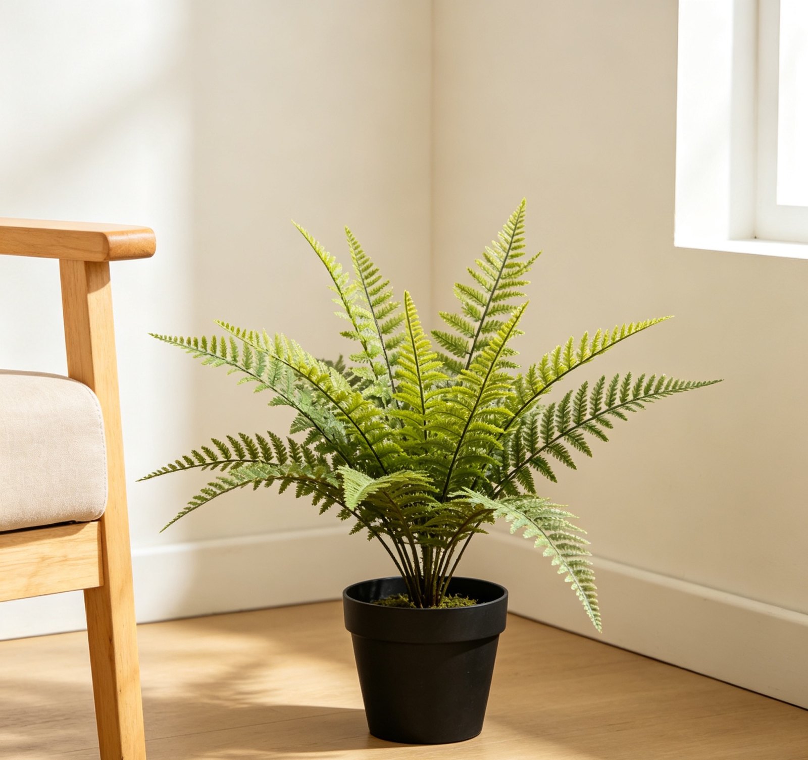 Artificial Potted Fern, 45cm