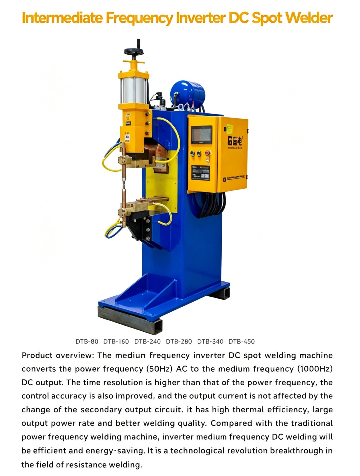 Intermediate Frequency Inverter DC Spot Welder