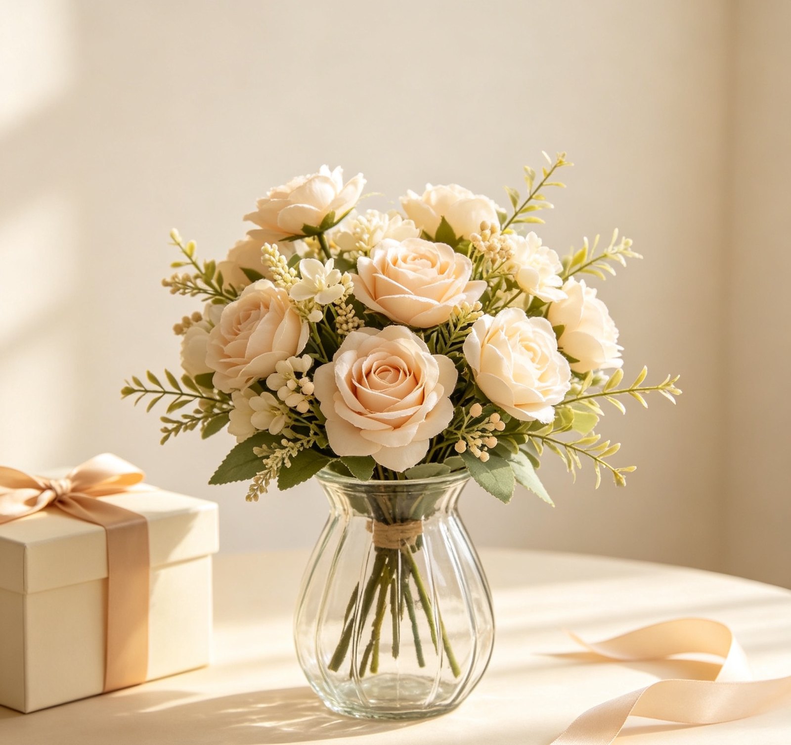 Artificial Flower Arrangement in Vase