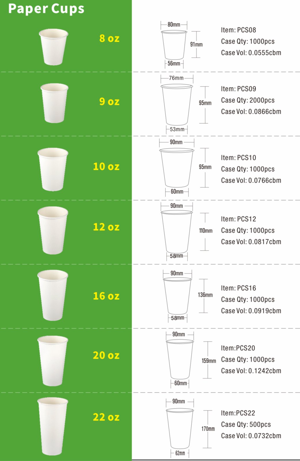 Disposable Paper Cups