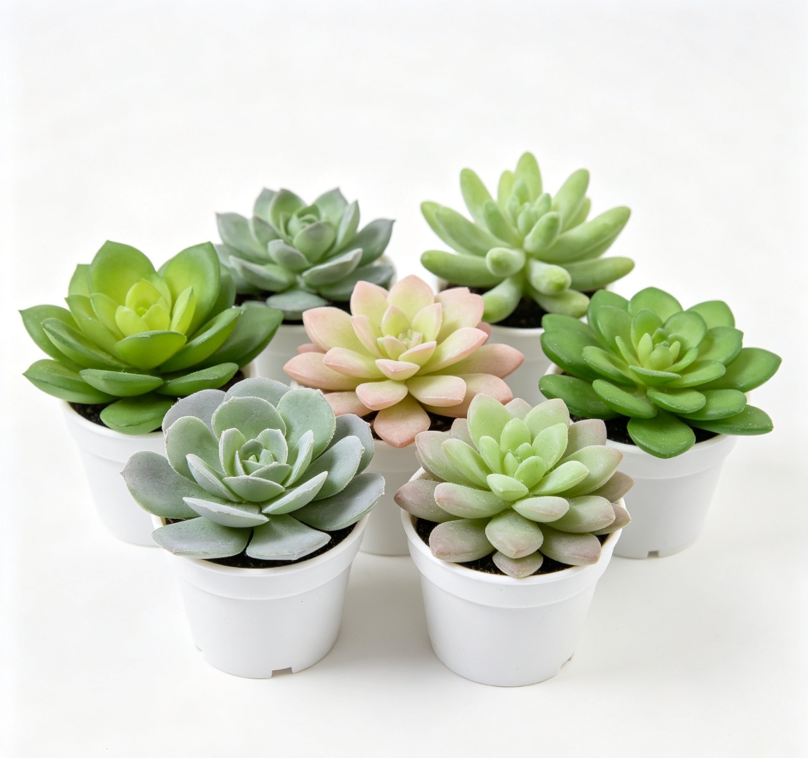 Artificial Succulent Set, 6 Piece